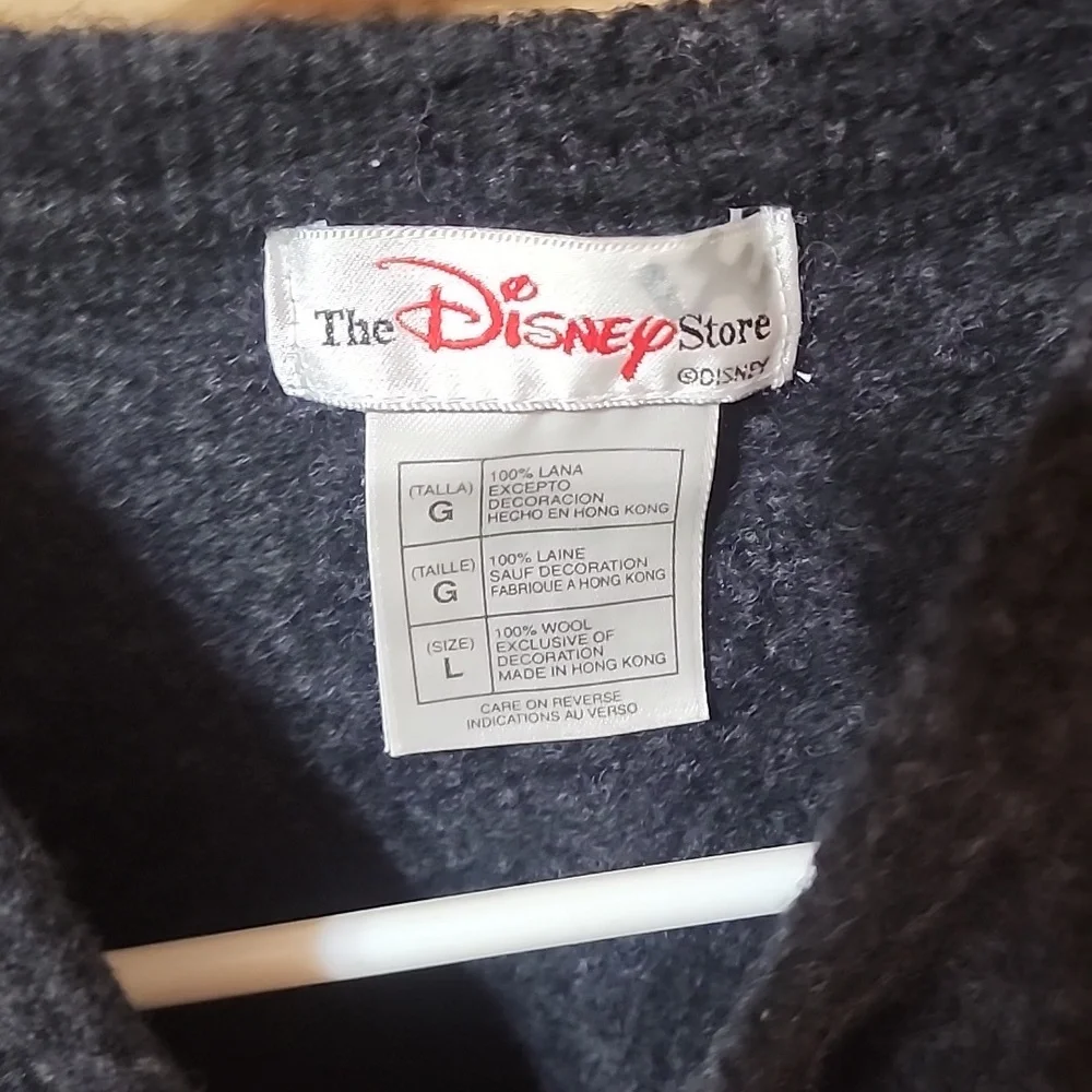 Mickey Mouse Outdoors Wool Sweater Kids Size Large 100% Wool - Picture 4 of 6